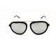 نظارة شمسيه,ماركة CHARRIOL موديل  9017,للنساء, شكل افييتور ,لون  أسود,عدسة عاكسة, لون العدسة , أسود, خليط معدني