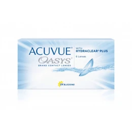 عدسات لاصقة ACUVUE OASYS اسبوعية - 6 عدسات في العلبة