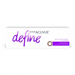 عدسات لاصقة يومية Acuvue Define Vivid Style من جونسون - 30 عدسة في العلبة