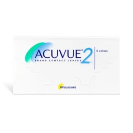 عدسات لاصقة  ACUVUE 2 من جونسون - 6 عدسة في العلبة