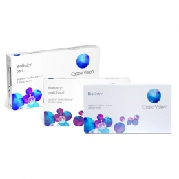 عدسات لاصقة Biofinity شهرية  -6 عدسة في العلبة