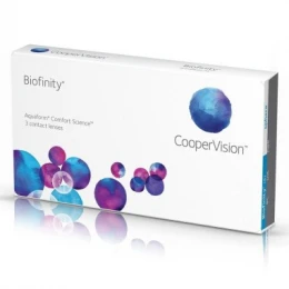 عدسات لاصقة Biofinity شهرية  -3عدسة في العلبة