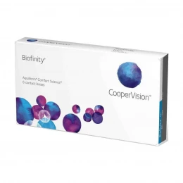 عدسات لاصقة Biofinity شهرية  -6 عدسة في العلبة