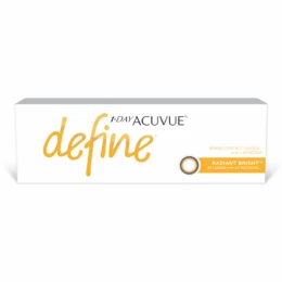 عدسات لاصقة يومية Acuvue Define Radiant Bright من جونسون - 30 عدسة في العلبة