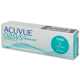 عدسات لاصقة ACUVUE OASYS يومية - 30 عدسة في العلبة