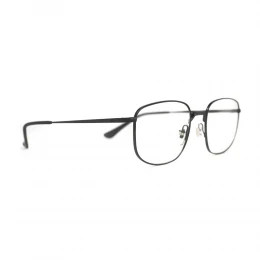 نظارة طبية ,ماركة RAYBAN ,موديل 6457,للجنسين,مربع , لون اطار اسود ,عدسة شفاف,خليط معدني