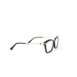 نظارة طبية ,ماركة CAVALLO BIANCO , موديل fr-013-02,للنساء,وايفير,إطار اسود, عدسات شفاف,خليط معدني