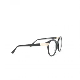 نظارة طبية ,ماركة CAVALLO BIANCO , موديل fr007-01,للنساء,وايفير,إطار اسود, عدسات شفاف,اسيتات