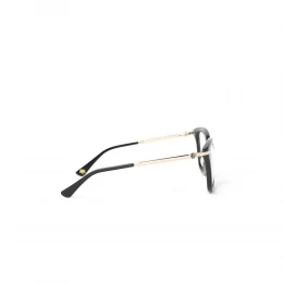 نظارة طبية ,ماركة CAVALLO BIANCO , موديل fr-012-01,للنساء,وايفير,إطار اسود, عدسات شفاف,متعددة