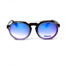نظارة طبية ,ماركة BLAUER, موديل fr-008-c4,للجنسين,مستدير,إطار مزيج من الالوان, عدسات شفاف,خليط معدني