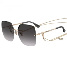 نظارة شمسية,ماركة JIMMY CHOO, موديل TAVI/N/S 000(9O) ,للنساء,;اطار مربع , إطار روز ذهبي , عدسات اسود,خليط معدني