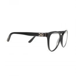 نظارة طبية ,ماركة Dolce &Gabbana ,موديل 3320,للجنسين,عيون القط , لون اطار اسود ,عدسة شفاف,اسيتات
