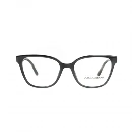 نظارة طبية ,ماركة Dolce &Gabbana ,موديل 3321,للنساء,عيون القط , لون اطار اسود ,عدسة شفاف,اسيتات