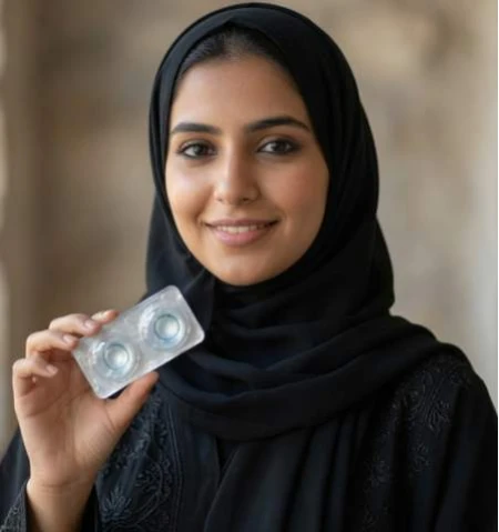 العدسات التجميلية